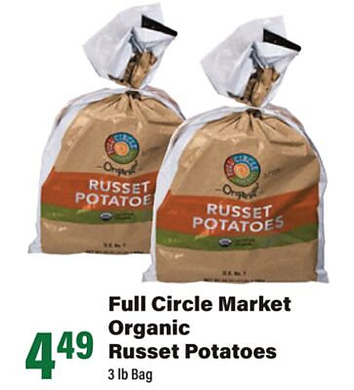 Full Circle Market Organic Russet Potatoes - Big Y weekly ad deal