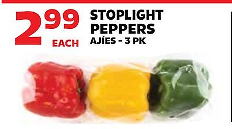 STOPLIGHT PEPPERS/AJÍES - Sedanos weekly ad deal