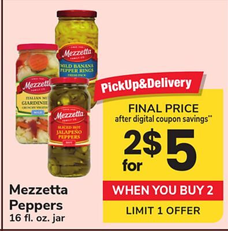 Mezzetta Peppers - Acme Markets weekly ad deal