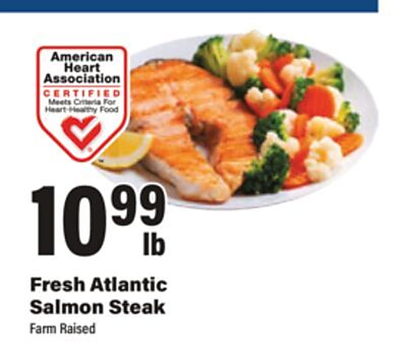 Fresh Atlantic Salmon Steak - Big Y weekly ad deal