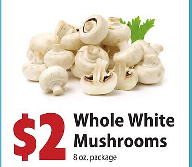 Whole White Mushrooms - Festival Foods weekly ad deal