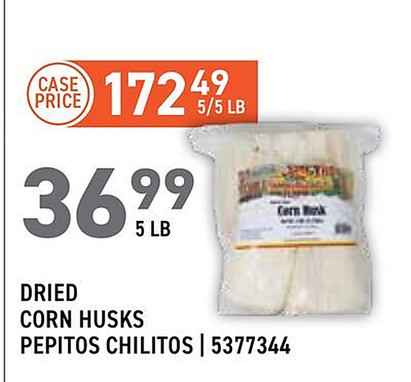 DRIED CORN HUSKS - US Foods CHEF'STORE weekly ad deal