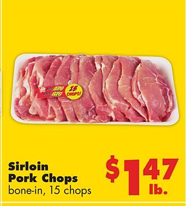 Sirloin Pork Chops - Joe V's Smart Shop weekly ad deal