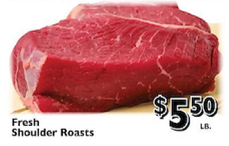 Fresh Shoulder Roasts - Pyburn's Farm Fresh Foods weekly ad deal