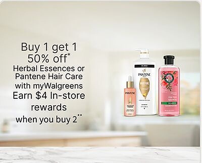 Herbal Essences or Pantene Hair Care