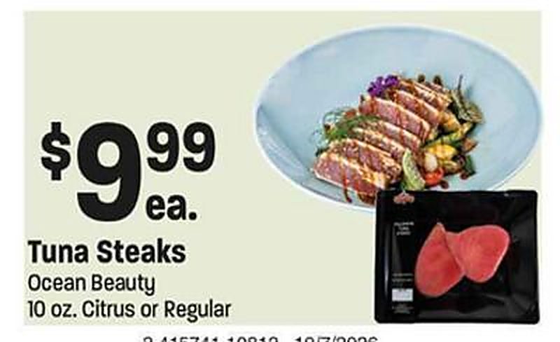 Tuna Steaks - Lees Marketplace weekly ad deal