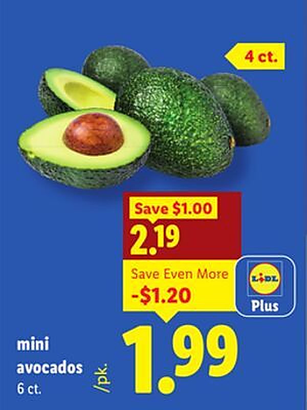 mini avocados - Lidl weekly ad deal
