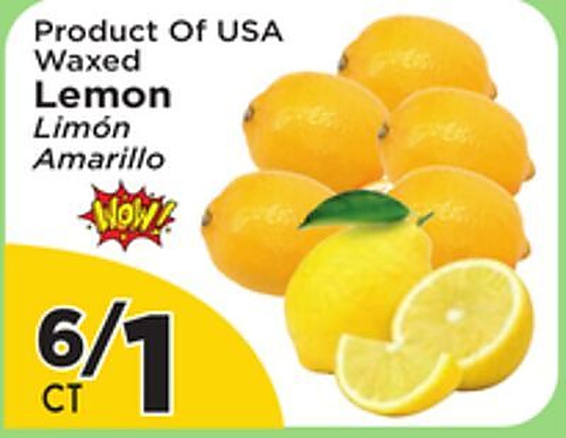 Product Of USA Waxed Lemon - Presidente Supermarketss weekly ad deal