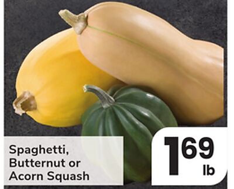 Spaghetti, Butternut or Acorn Squash - Vons weekly ad deal