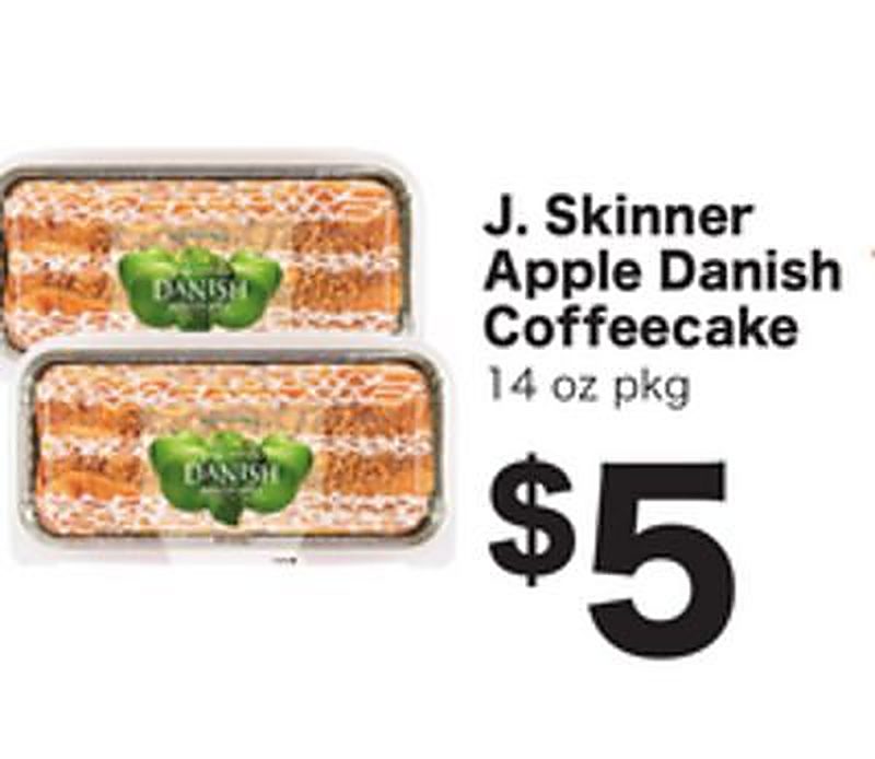 J. Skinner Apple Danish Coffeecake - Shoppers Food weekly ad deal