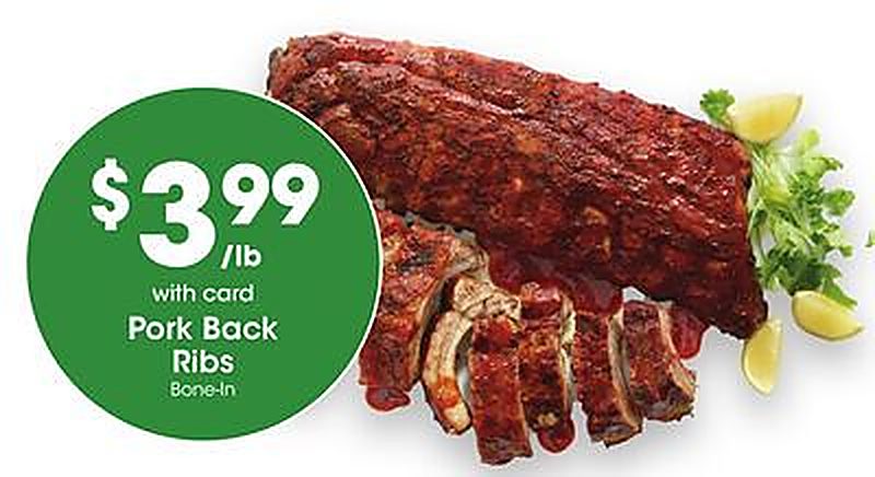 Pork Back Ribs - Pick 'n Save weekly ad deal