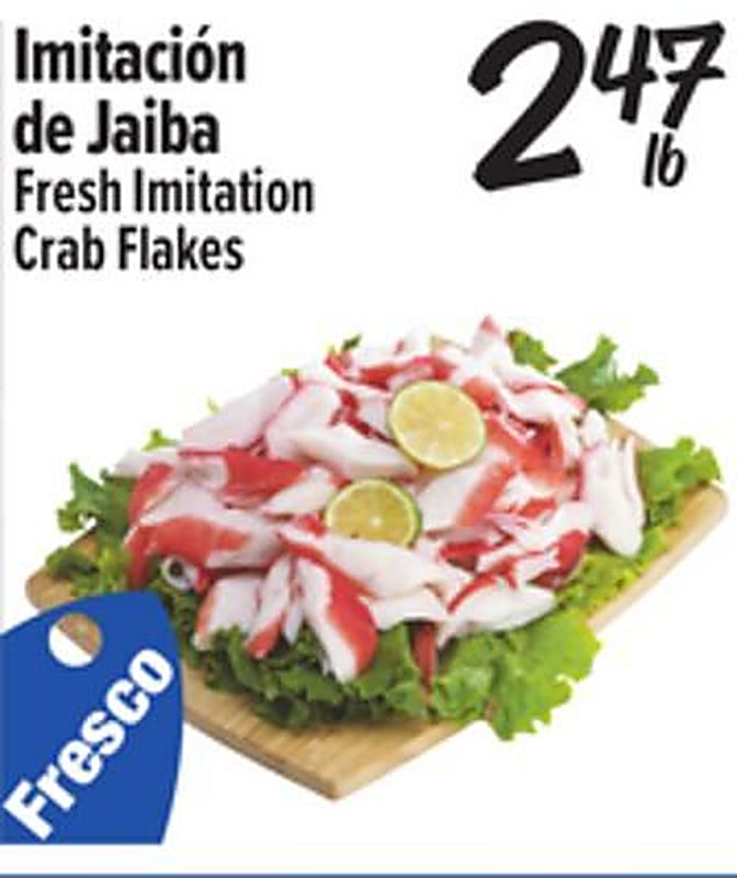 Fresh Imitation Crab Flakes - El Super weekly ad deal