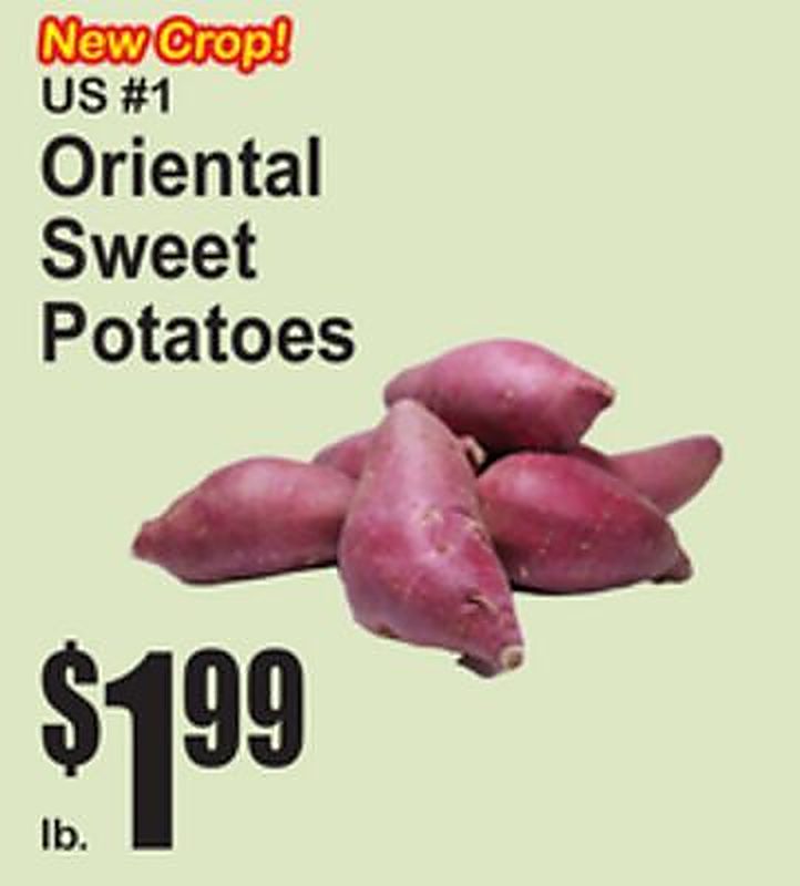 US #1 Oriental Sweet Potatoes - Superfresh weekly ad deal