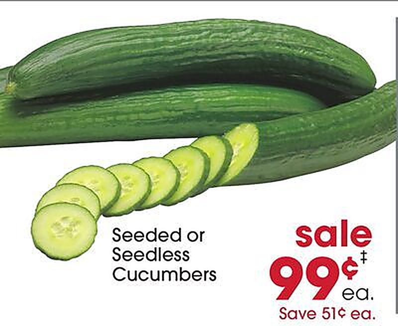 Seeded or Seedless Cucumbers - Giant Eagle weekly ad deal
