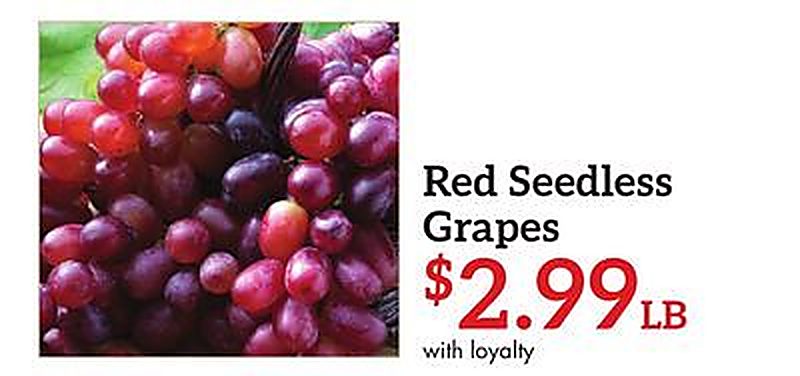 Red Seedless Grapes - Needler's Fresh Market weekly ad deal