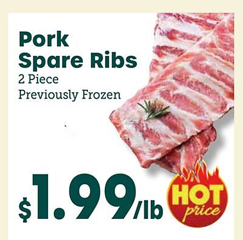 Pork Spare Ribs - Little Giant Farmers Market weekly ad deal