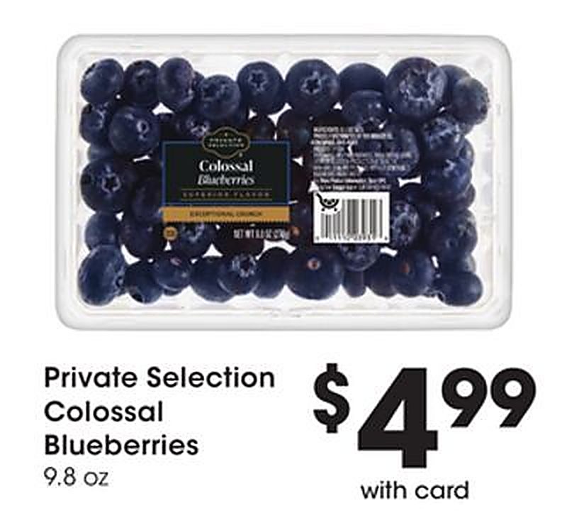 Private Selection Colossal Blueberries - Fred Meyer weekly ad deal