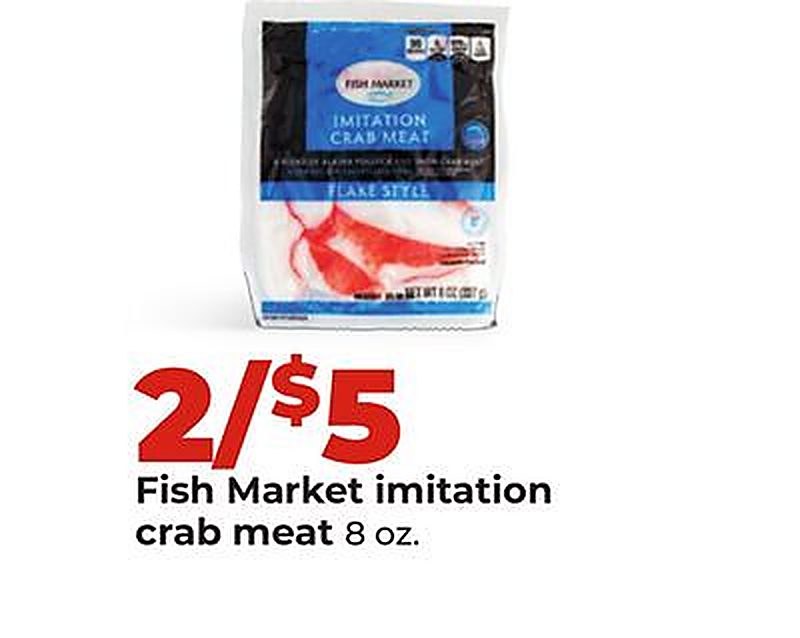 Fish Market imitation crab meat - Hy Vee weekly ad deal