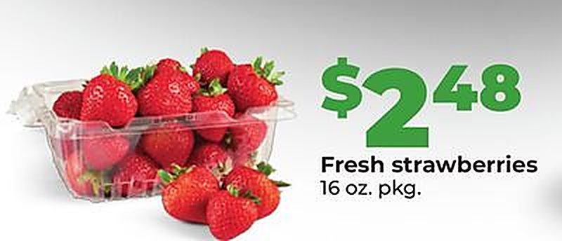 Fresh strawberries - Hy Vee weekly ad deal