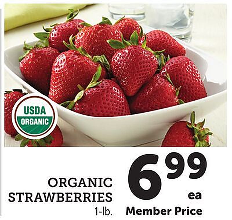 ORGANIC STRAWBERRIES - Andronico's weekly ad deal