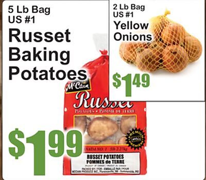 Russet Baking Potatoes - Superfresh weekly ad deal