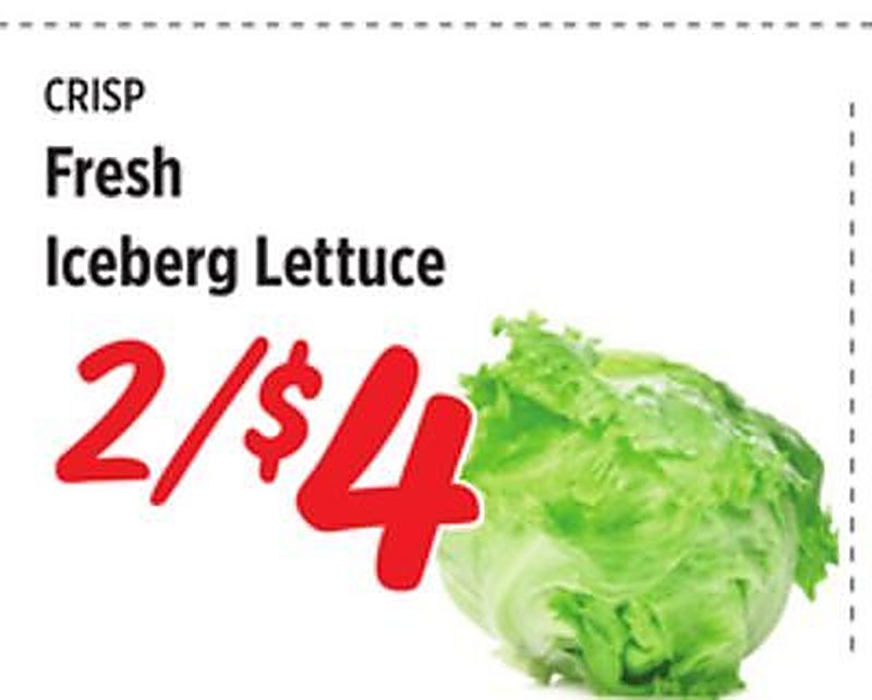 Fresh Iceberg Lettuce - Rouses Markets weekly ad deal