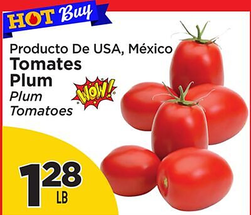 Tomates Plum - Presidente Supermarketss weekly ad deal