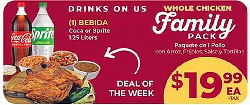 WHOLE CHICKEN Family PACK - Cardenas Markets weekly ad deal