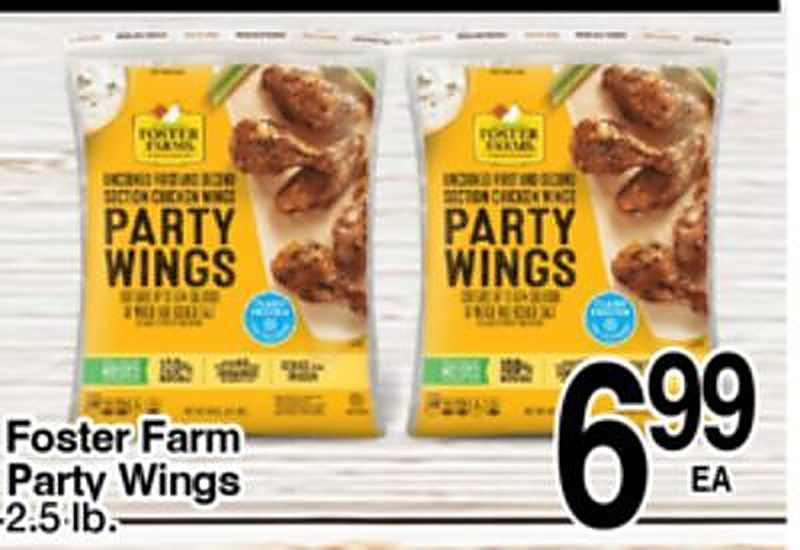 Foster Farm Party Wings - Superior Grocers weekly ad deal