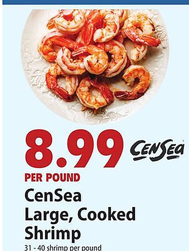 CenSea Large, Cooked Shrimp - Festival Foods weekly ad deal