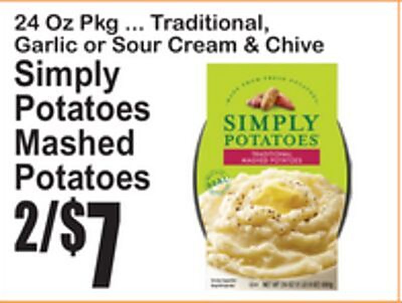 Simply Potatoes Mashed Potatoes - Superfresh weekly ad deal