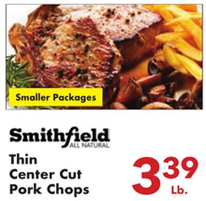 Smithfield Thin Center Cut Pork Chops - Fairplay Foods weekly ad deal