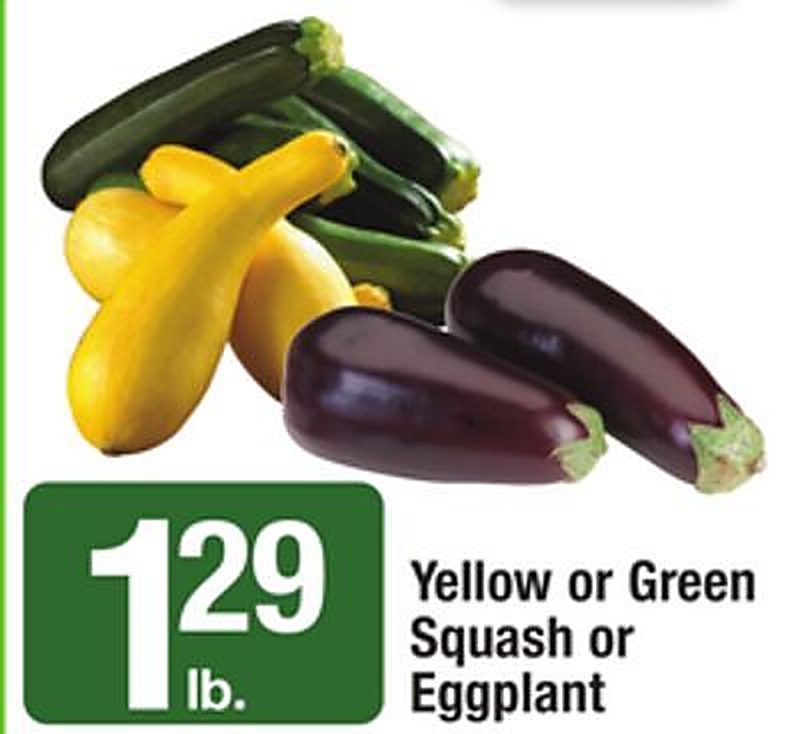 Yellow or Green Squash or Eggplant - Star Market weekly ad deal