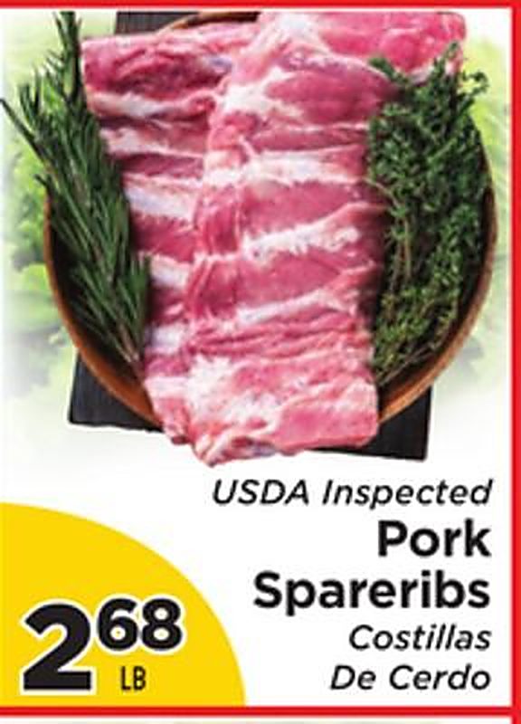 USDA Inspected Pork Spareribs - Presidente Supermarketss weekly ad deal