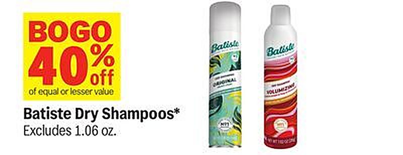 Batiste Dry Shampoos