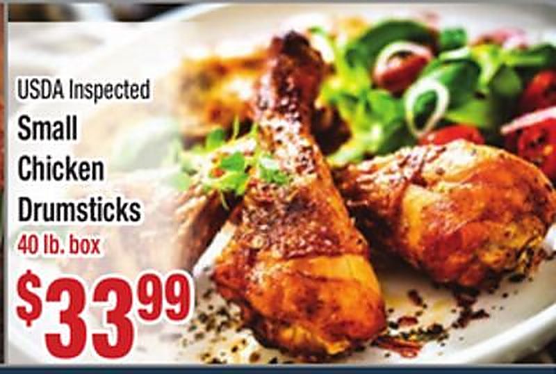 USDA Inspected Small Chicken Drumsticks - Food Pride Market weekly ad deal