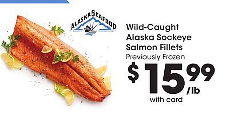 Wild-Caught Alaska Sockeye Salmon Fillets - Fred Meyer weekly ad deal