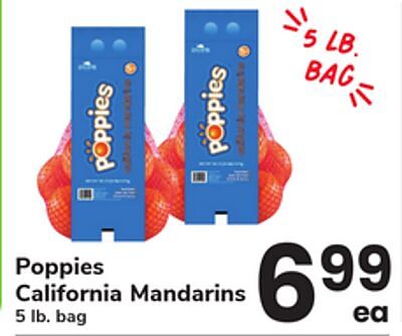 Poppies California Mandarins - Safeway weekly ad deal