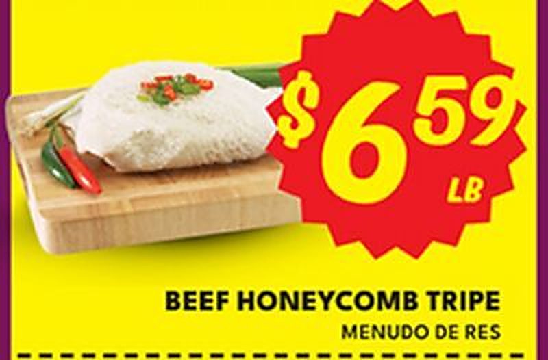 BEEF HONEYCOMB TRIPE - Ideal Market weekly ad deal