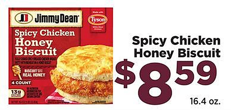 Spicy Chicken Honey Biscuit - Food town Texas weekly ad deal