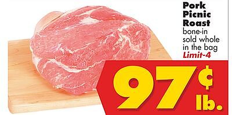 Pork Picnic Roast - Joe V's Smart Shop weekly ad deal