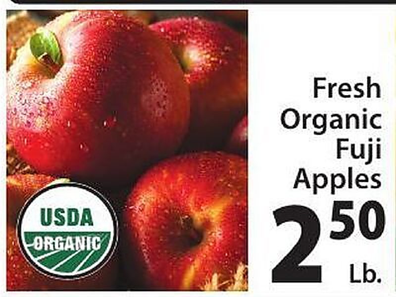 Fresh Organic Fuji Apples - West Side Marketplace weekly ad deal