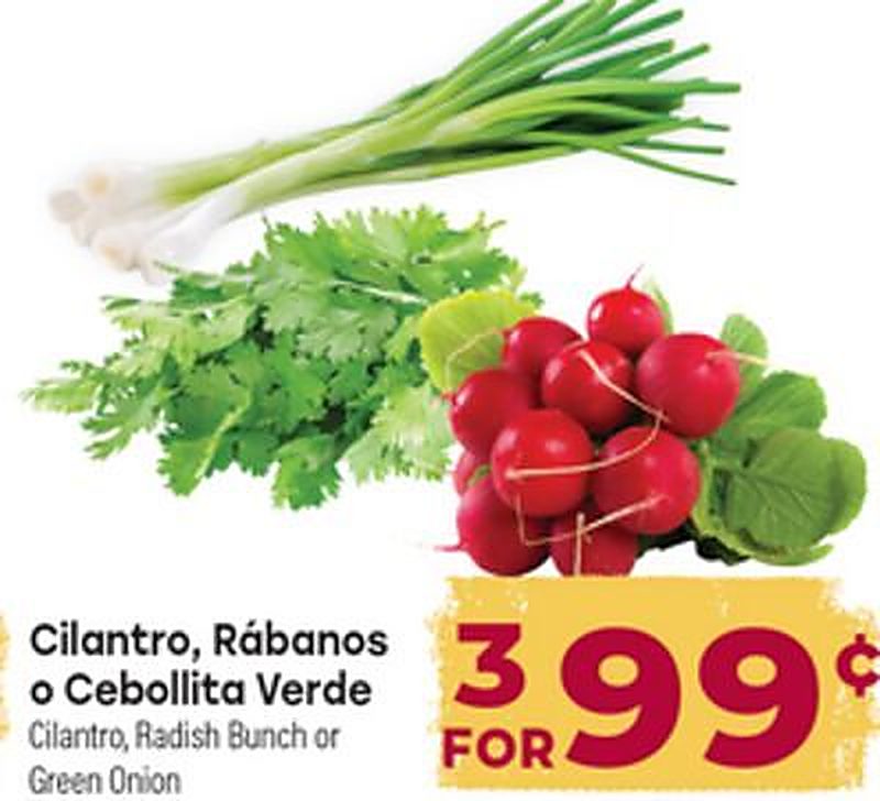 Cilantro, Rábanos o Sebollita Verde - Cardenas Markets weekly ad deal