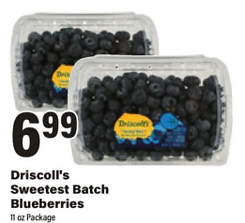 Driscoll's Sweetest Batch Blueberries - Big Y weekly ad deal