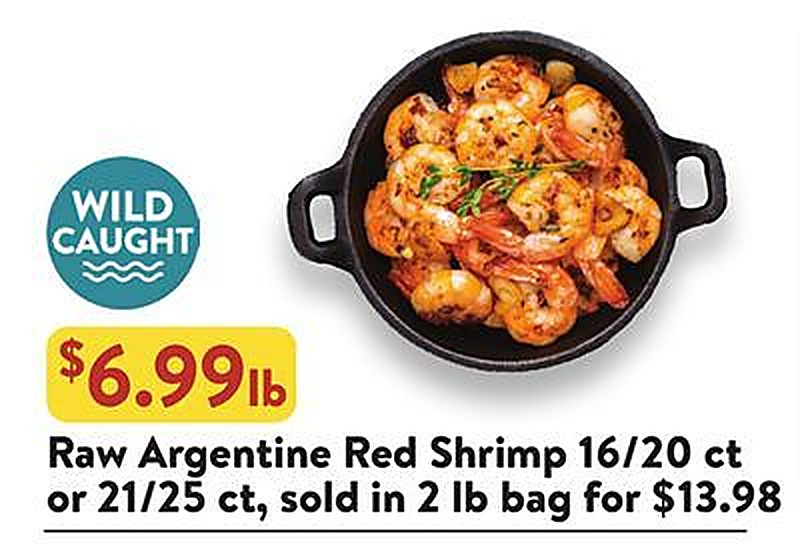 Raw Argentine Red Shrimp - Fresh Thyme Market weekly ad deal