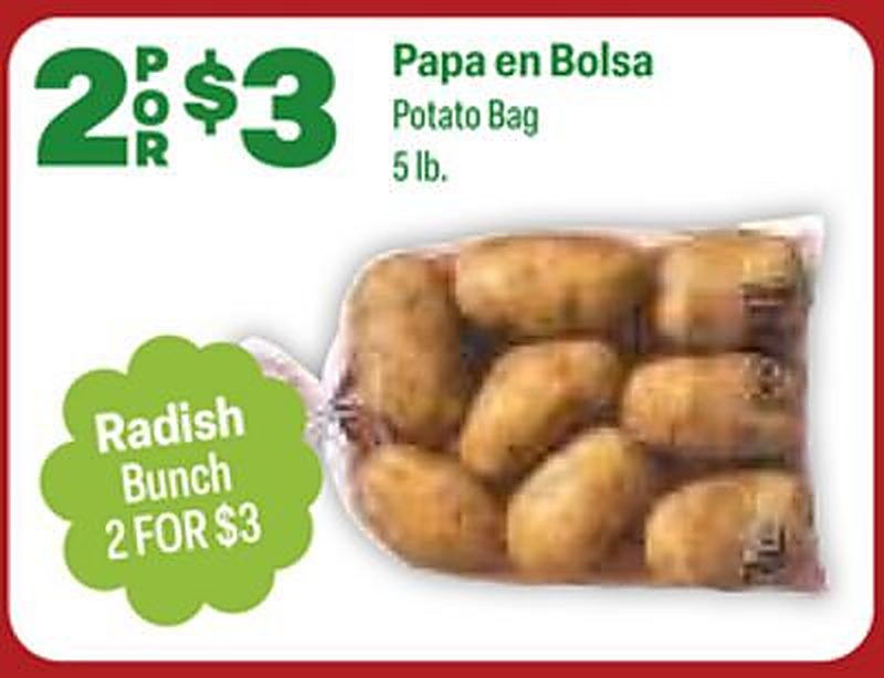 Potato Bag - El Rio Grande weekly ad deal