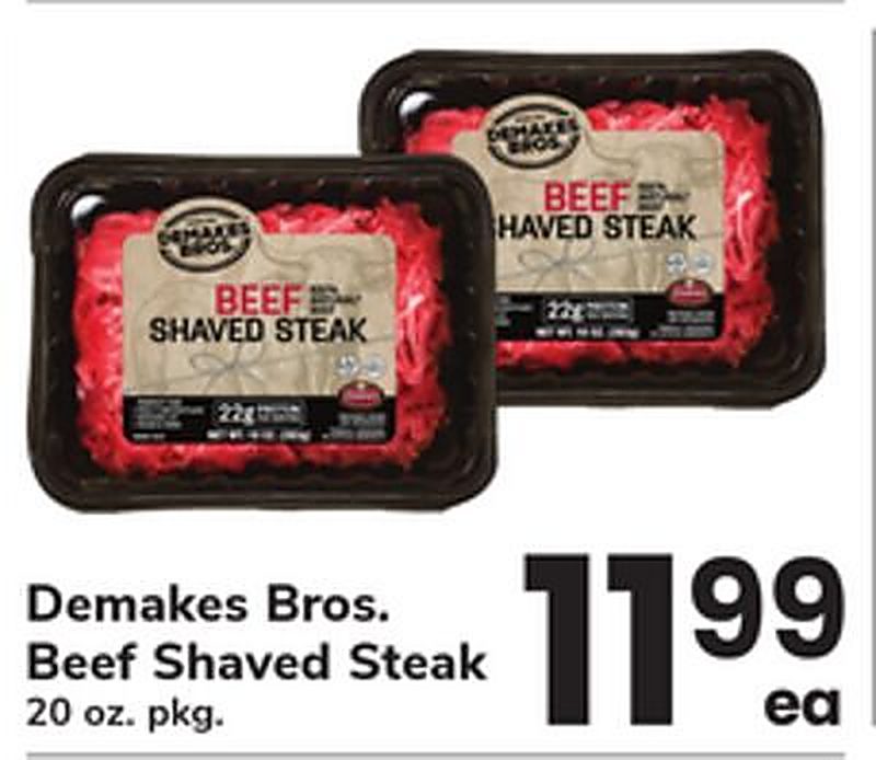 Demakes Bros. Beef Shaved Steak - Acme Markets weekly ad deal