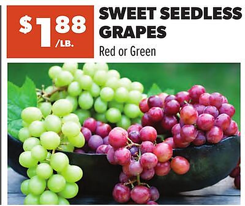 SWEET SEEDLESS GRAPES - Lowe's Market weekly ad deal