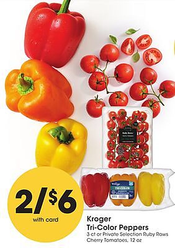 Kroger Tri-Color Peppers - Kroger weekly ad deal