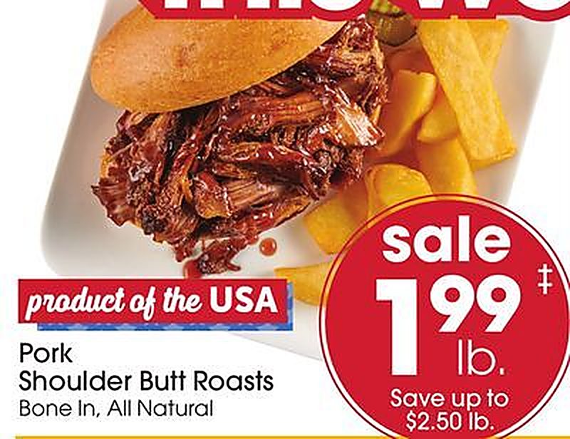 Pork Shoulder Butt Roasts - Giant Eagle weekly ad deal
